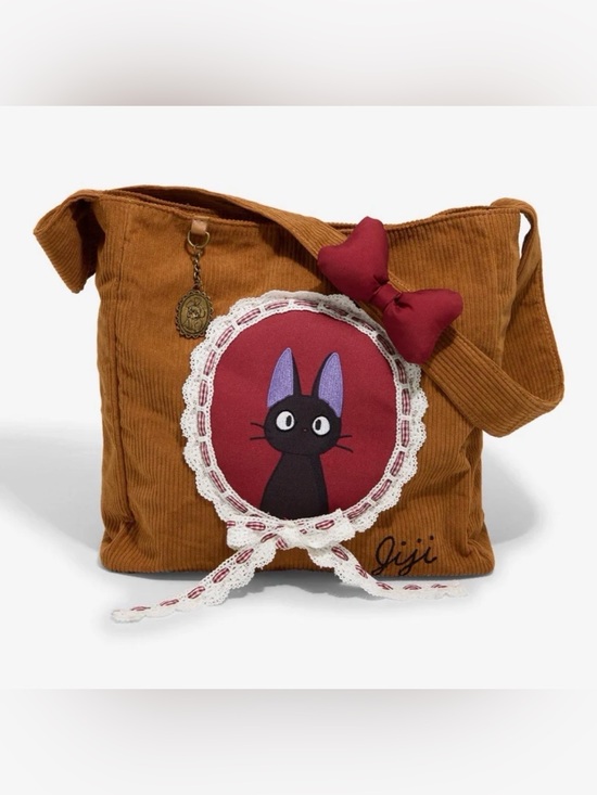 Studio Ghibli Handbags - NWT Studio GHIB Kiki delivery cameo corduroy messenger bag